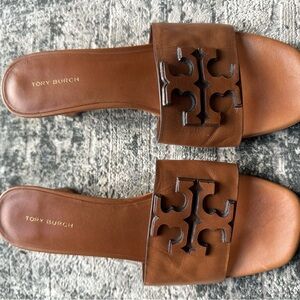 Tory Burch Tan Slide Sandals